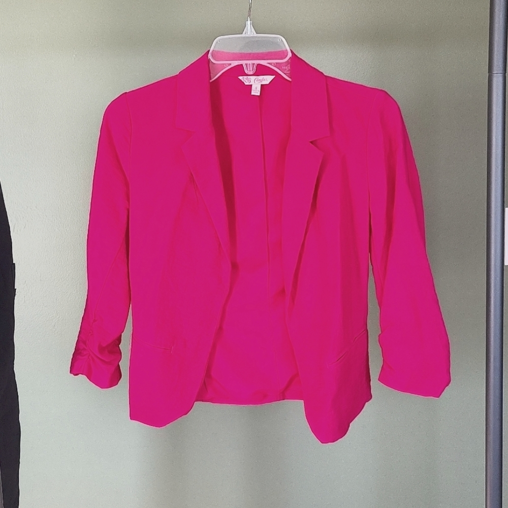 Candies Hot Pink Blazer Size Small